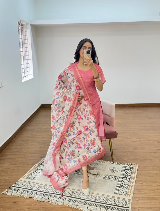 Brishti Kota Cotton Feeding Salwar Set (Set of 2)