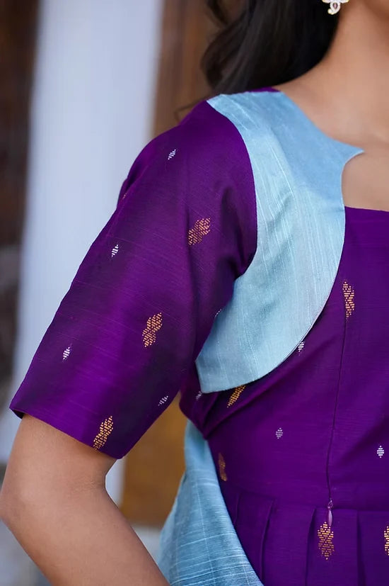 Raasathi Raw Silk Festive Feeding Maxi