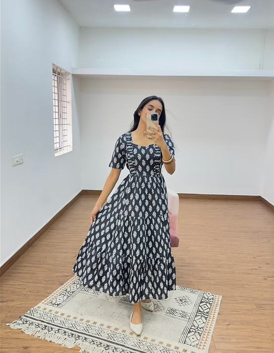 Tasneem Pure Cotton Feeding Maxi