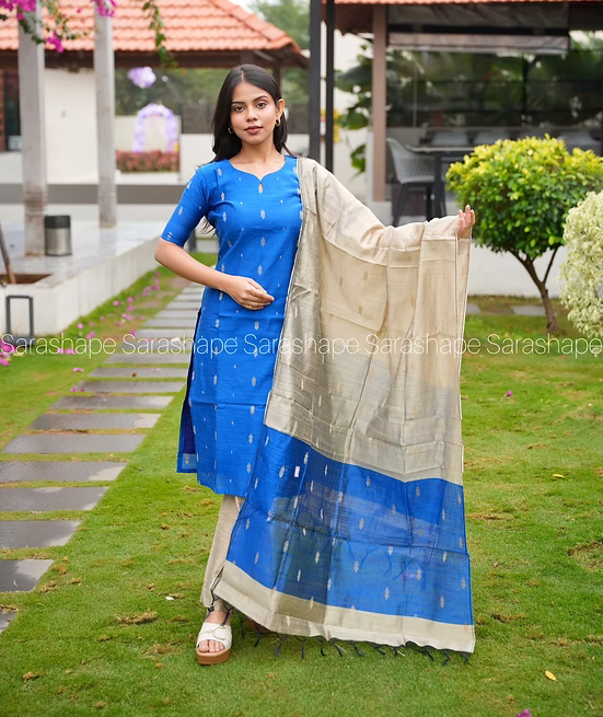 Subha Raw silk Non Feeding Salwar set