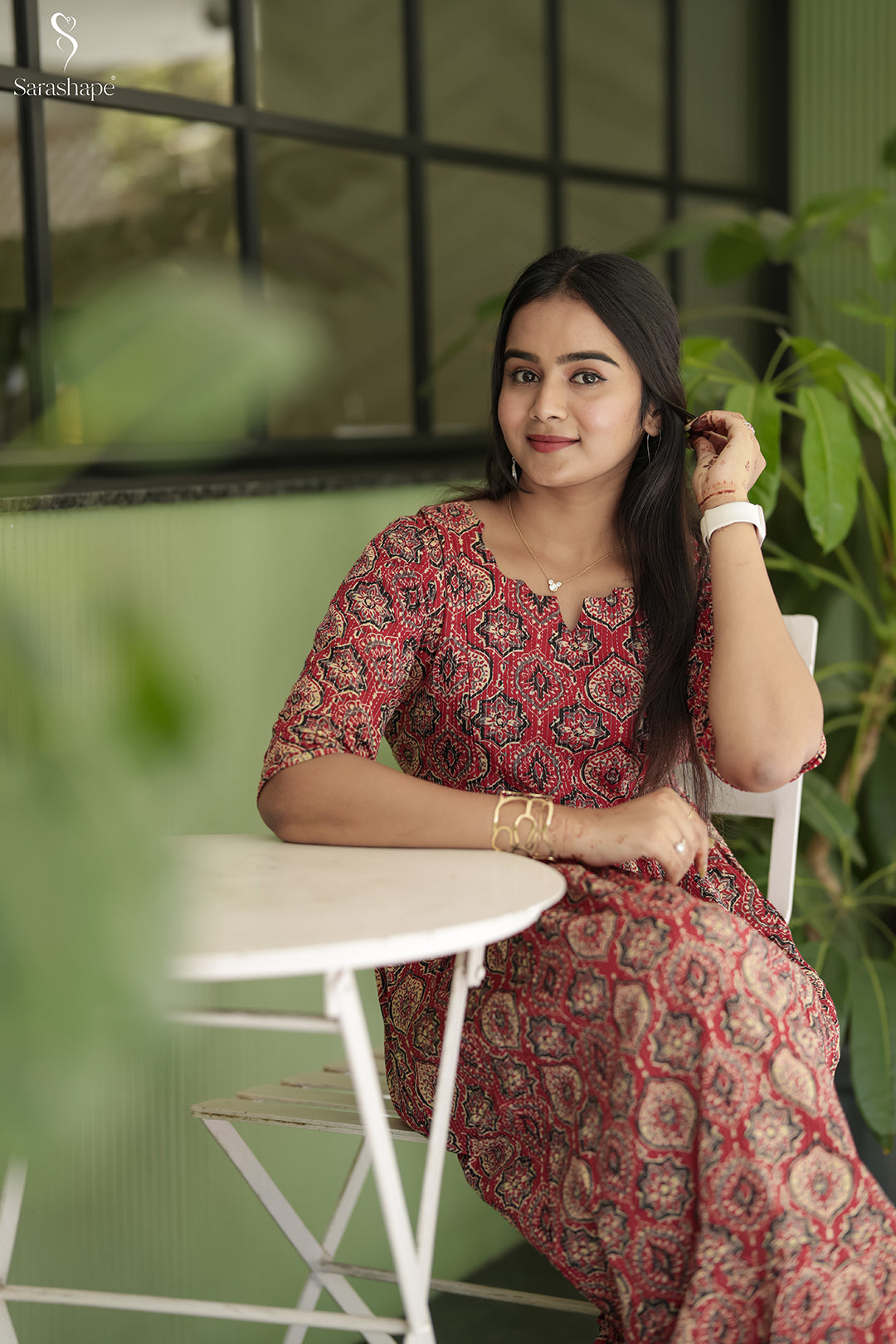 Semmalar F Pure cotton dress With Feeding Zip