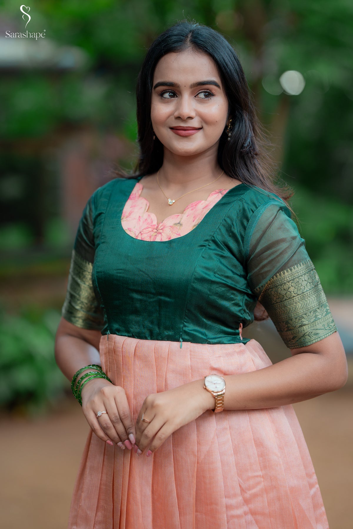 Aganila Tussar Jacquard Festive Feeding Maxi (Diwali Series-1)