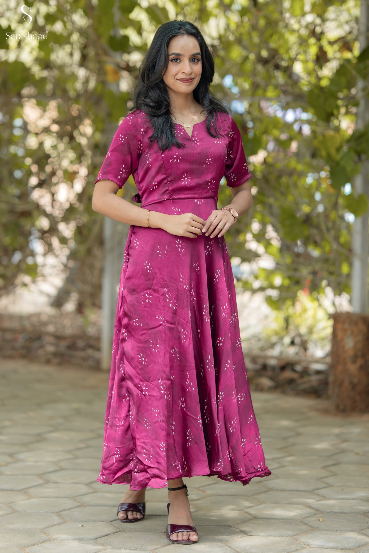 Boomika Georgette Feeding Maxi