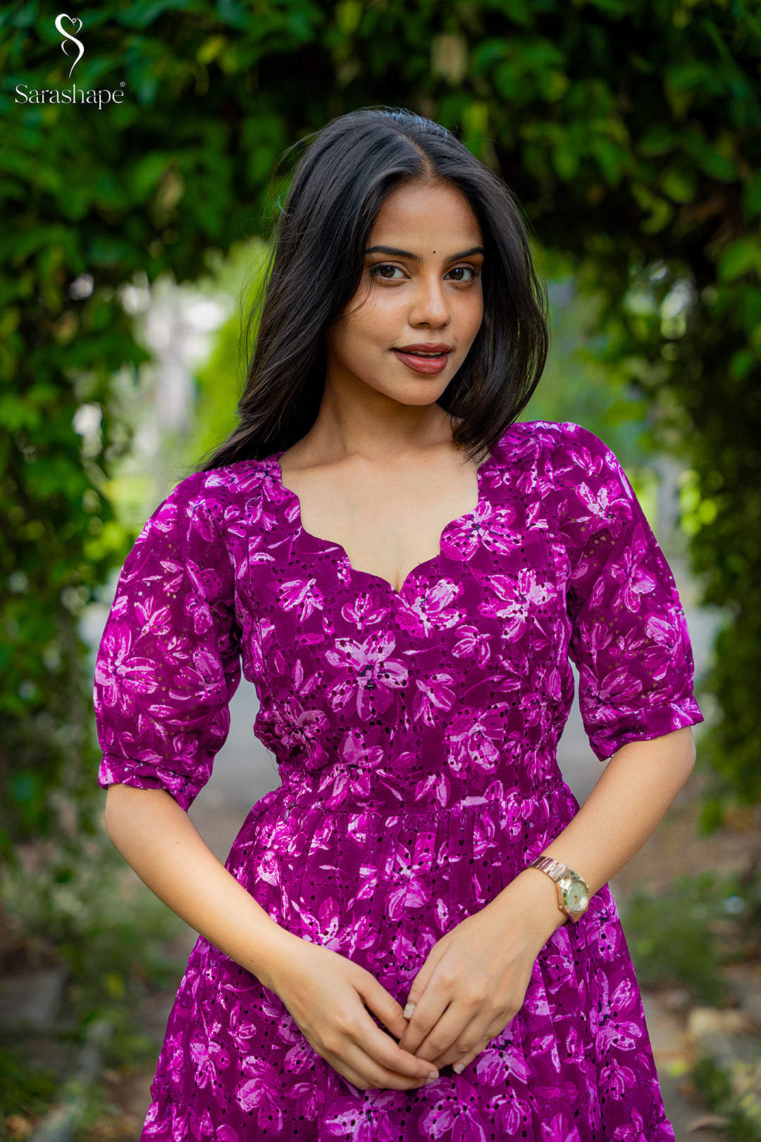 Fitha  Feeding Hakoba dress With Feeding Zip