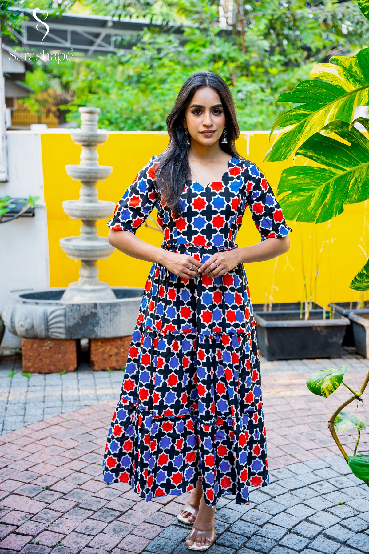 Megha feeding Premium Cotton dress With Feeding Zip