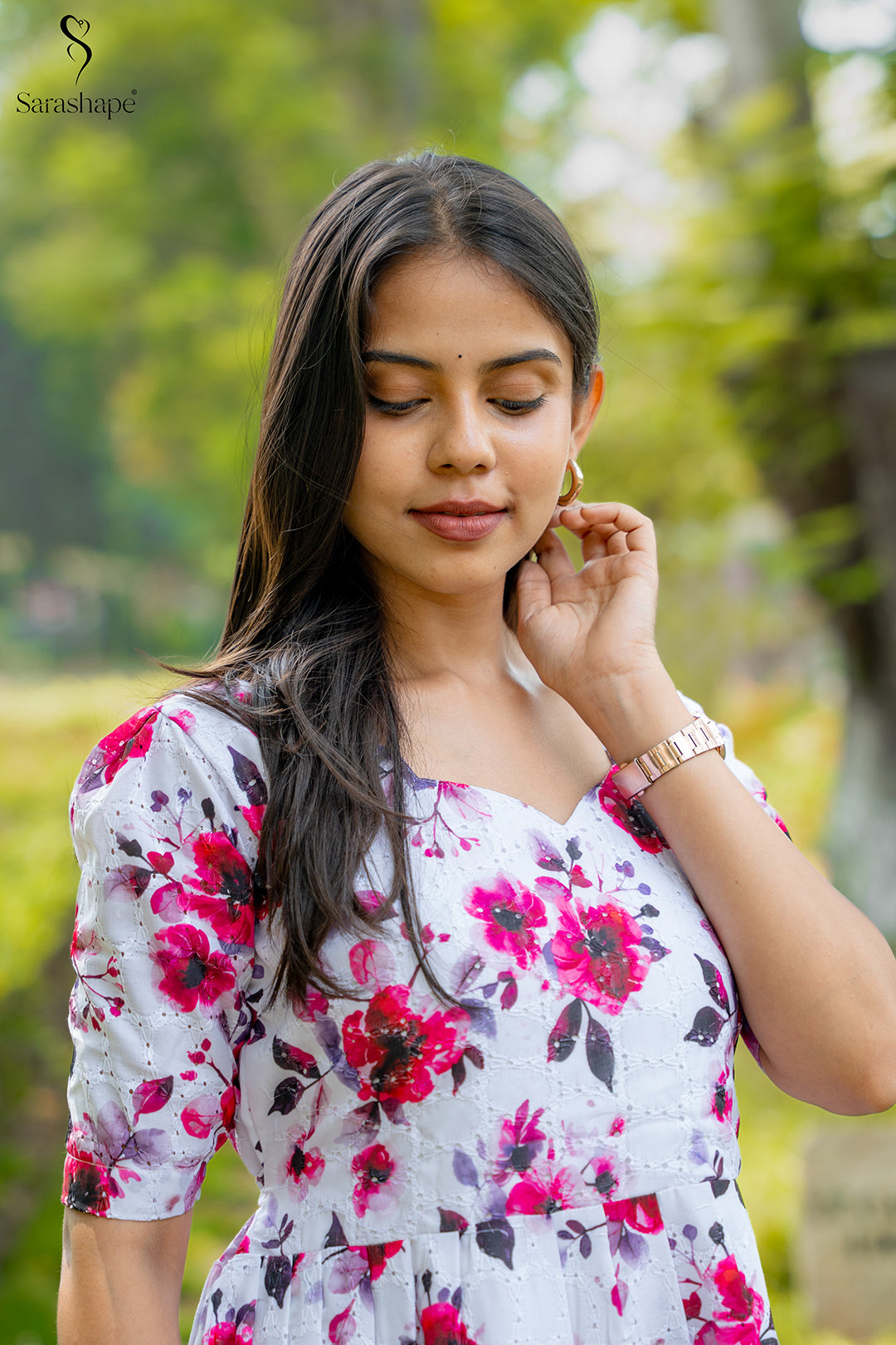Jothi  Feeding Hakoba dress With Feeding Zip
