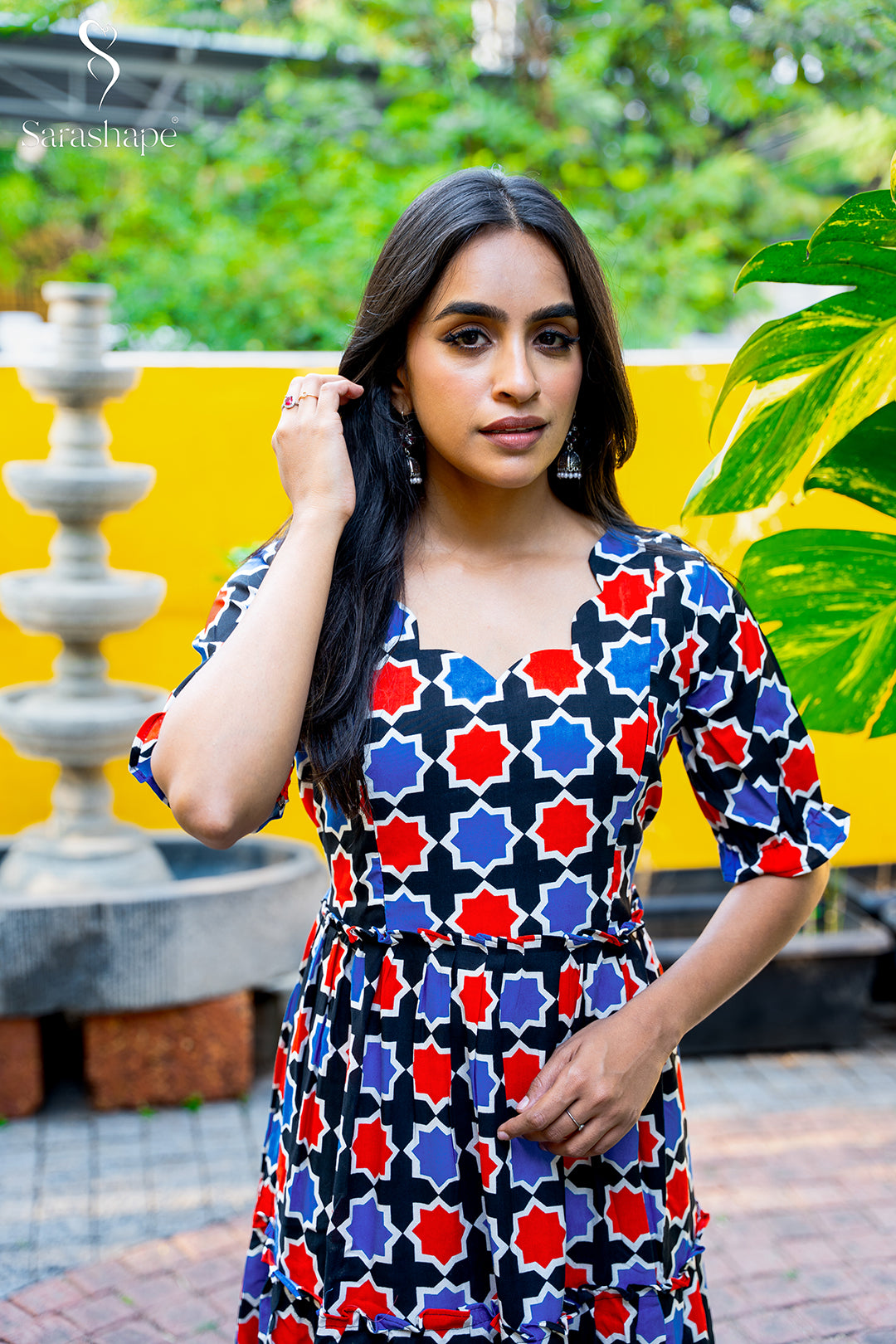 Megha feeding Premium Cotton dress With Feeding Zip