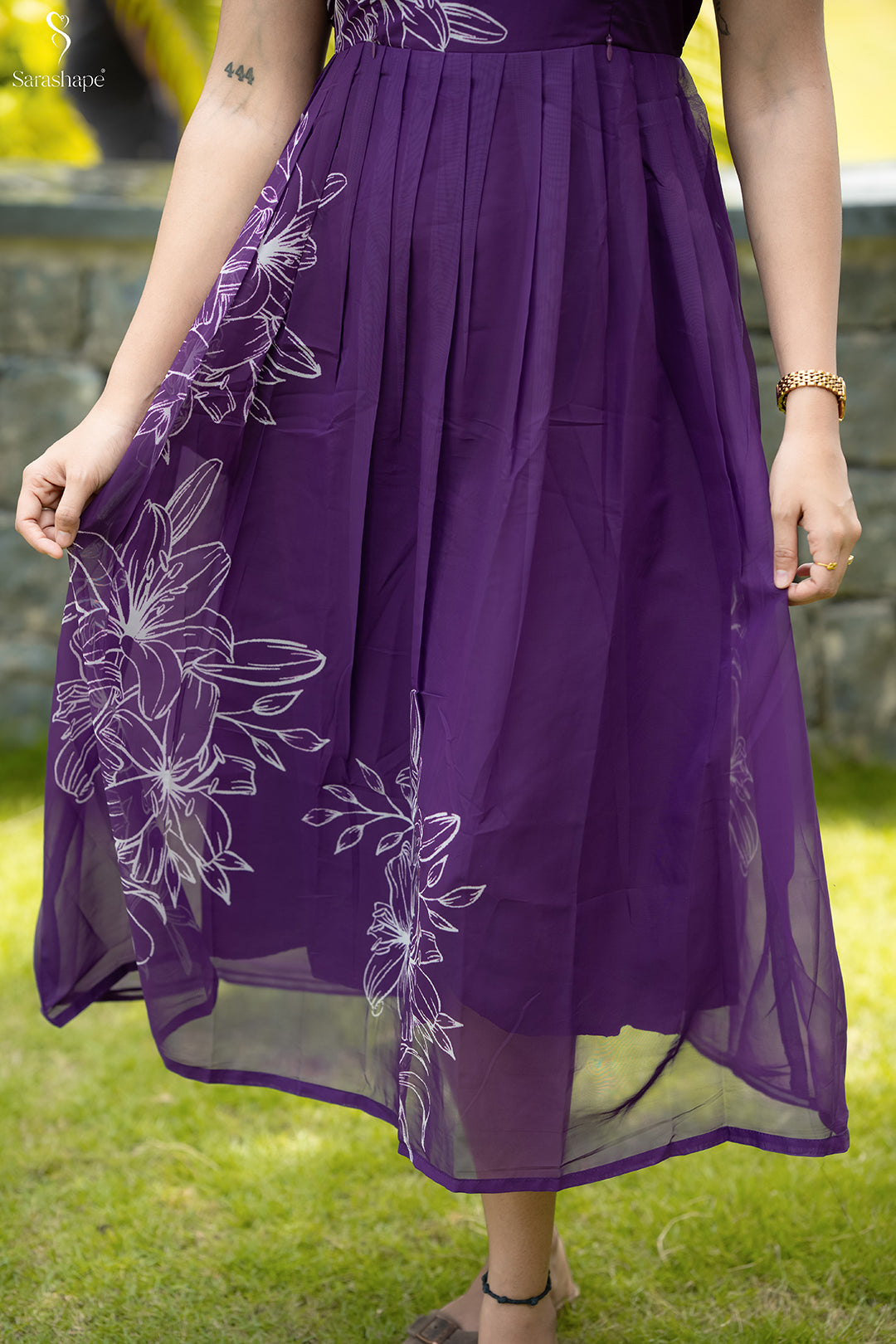 Greeshma  georgette dress With Feeding Zip