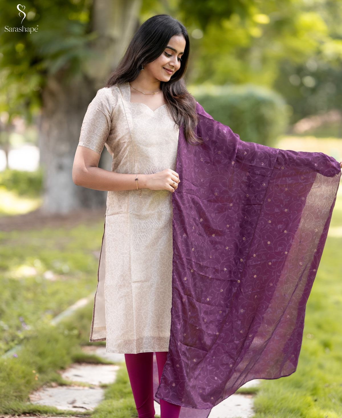 Shradha Assam silk Feeding Salwar set