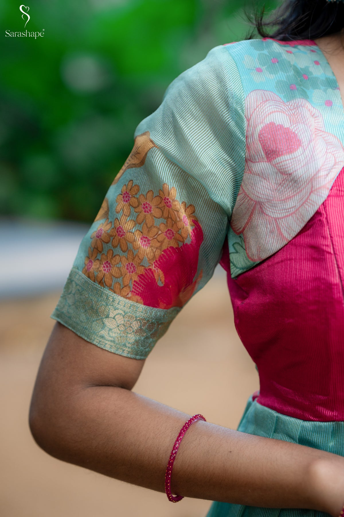 Iniyaval Tussar Jacquard Festive Feeding Maxi (Diwali Series-1)