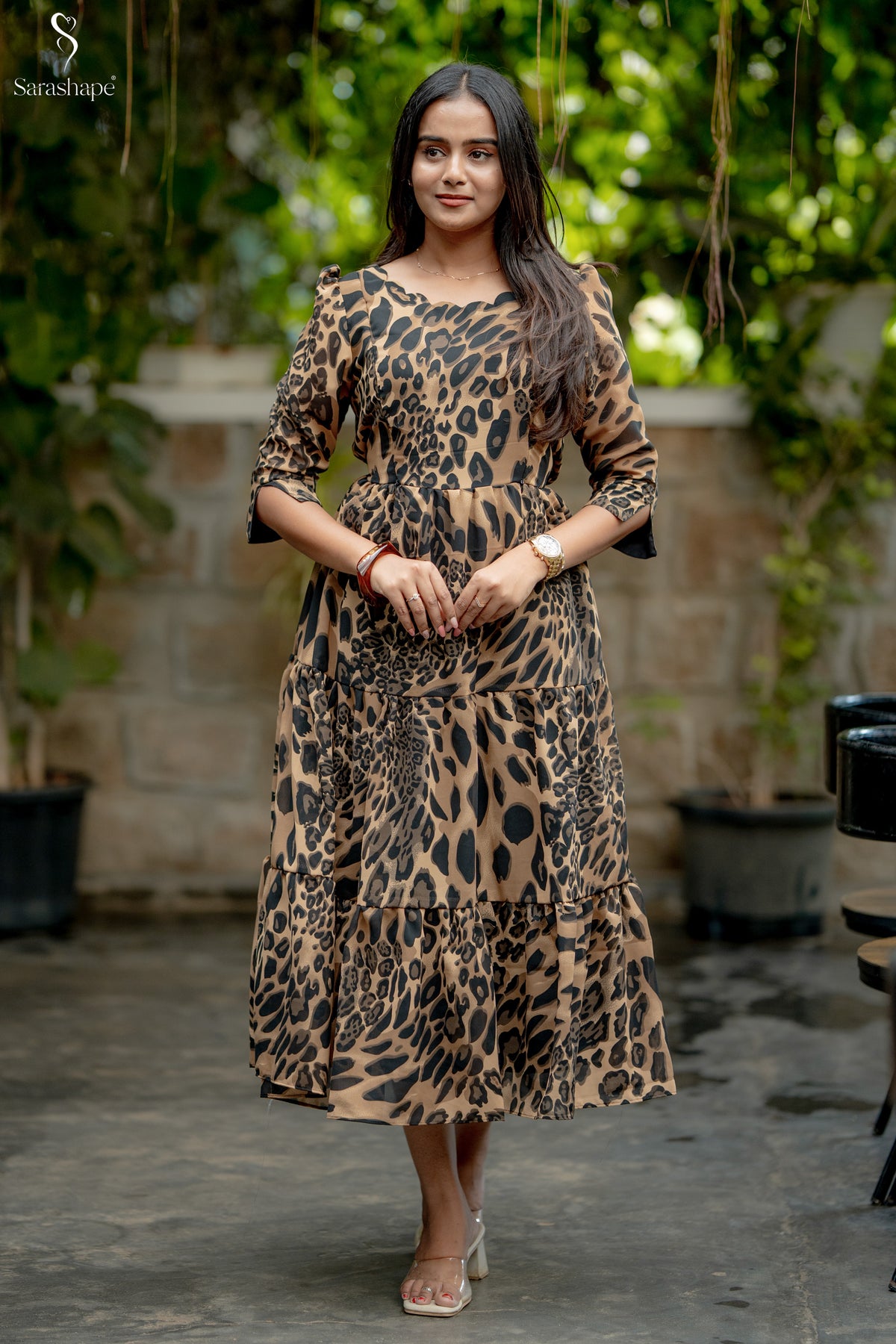 Kanika Georgette Feeding Maxi