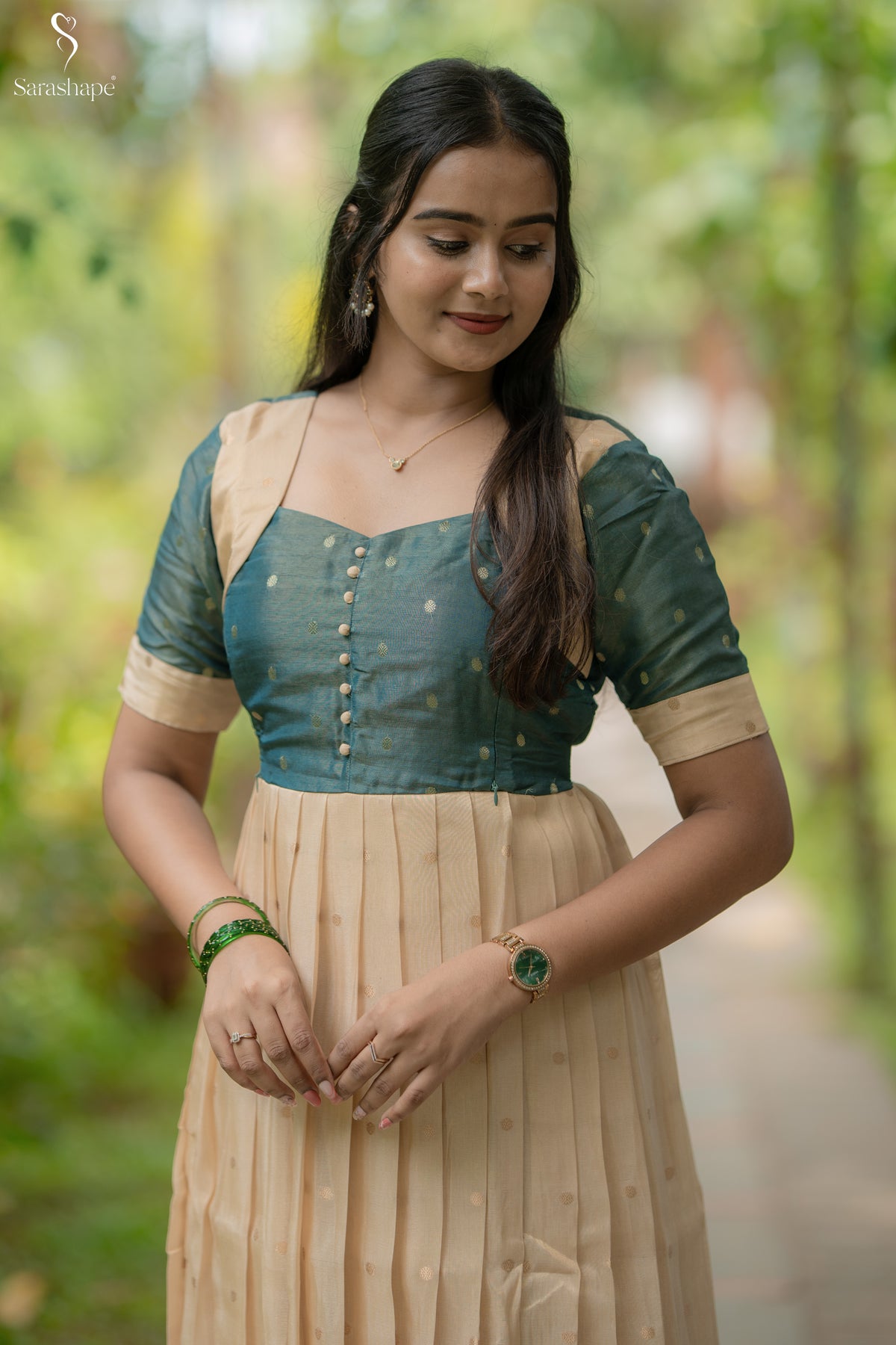 Kanimagal Butti Silk Festive Non Feeding Maxi