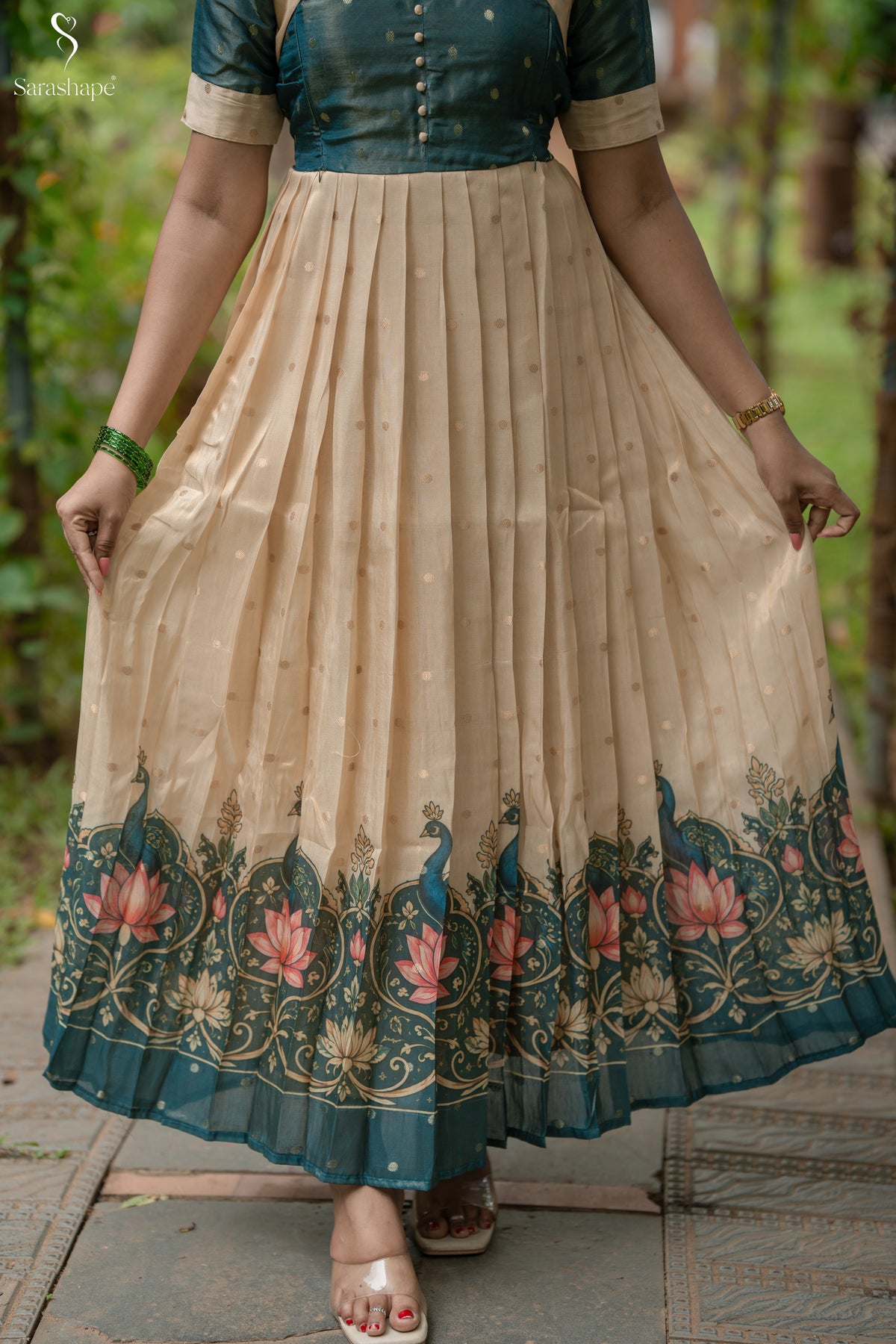 Kanimagal Butti Silk Festive Non Feeding Maxi