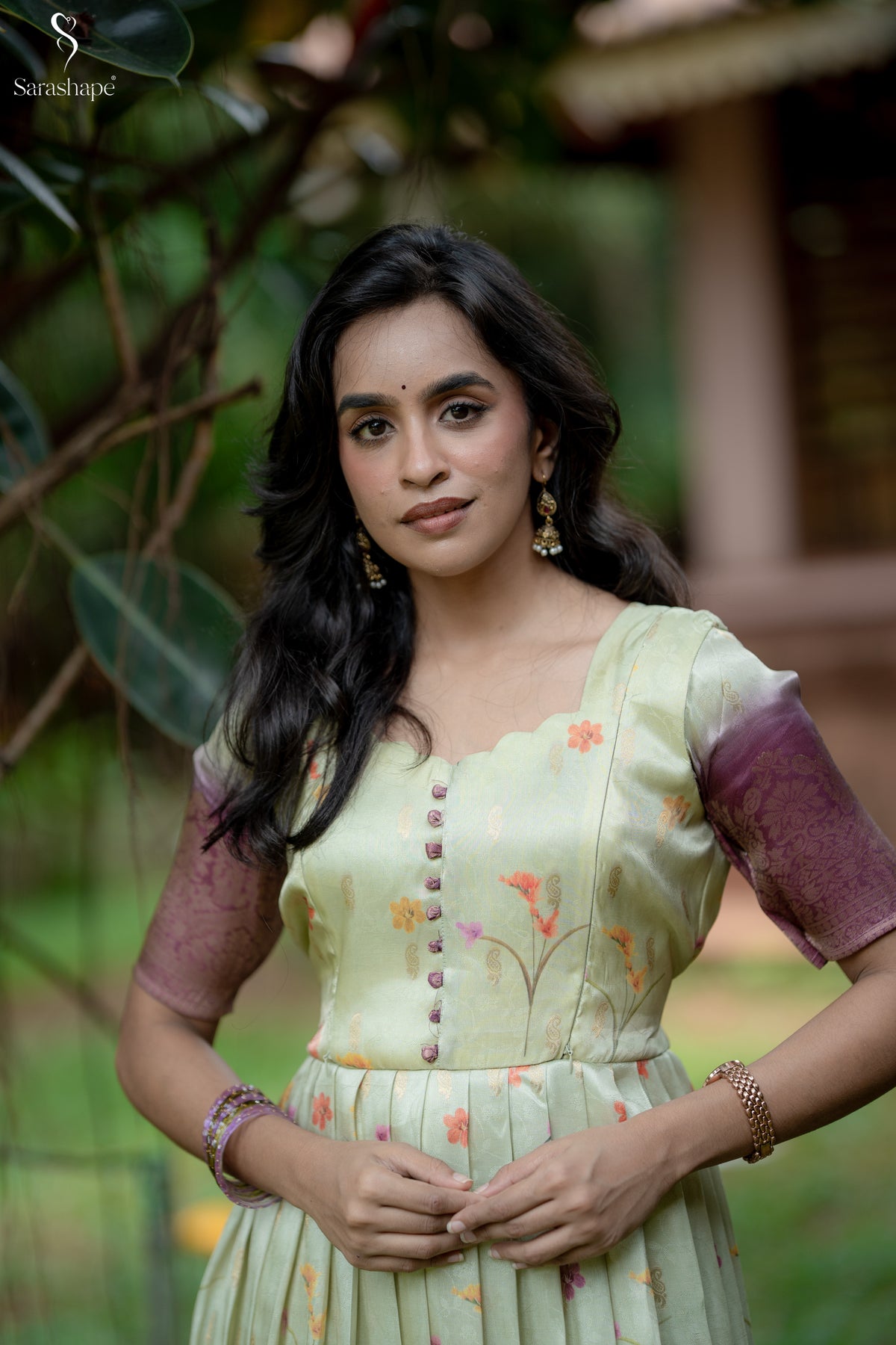 Kannagi Butti Silk Festive Feeding Maxi