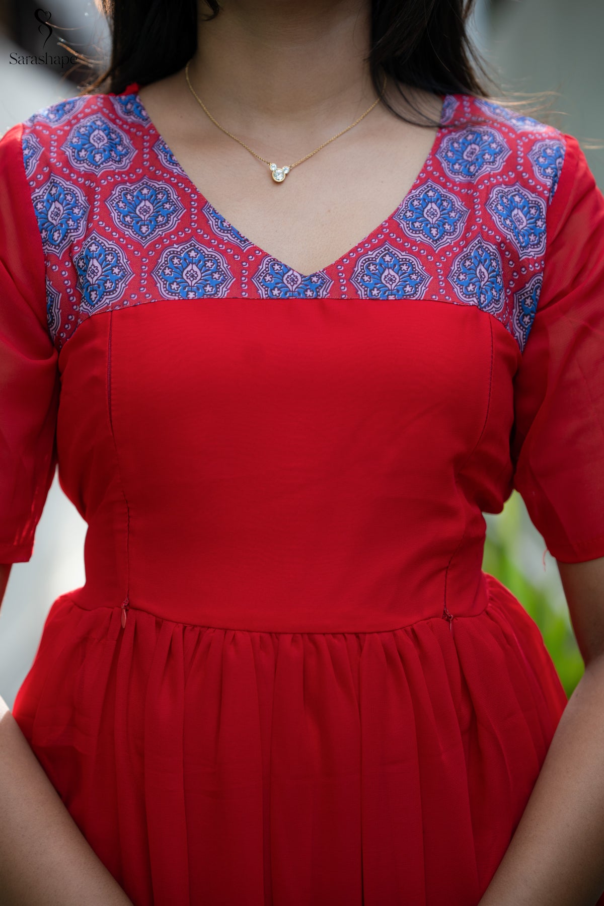 Karthika Georgette Non Feeding Maxi