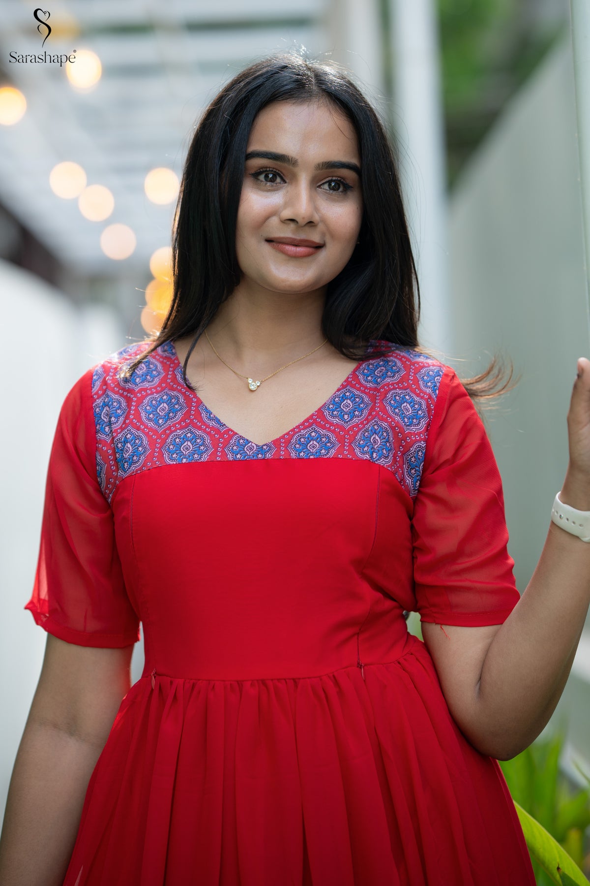 Karthika Georgette Non Feeding Maxi