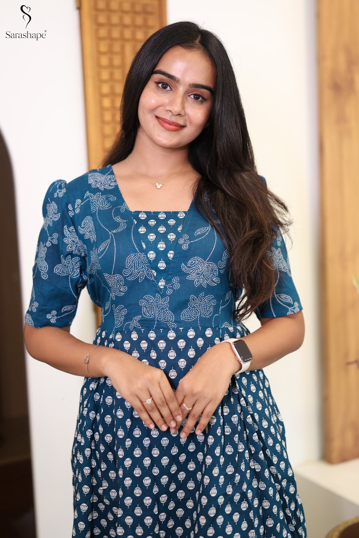 Madhumitha Non Feeding pure cotton Nighty