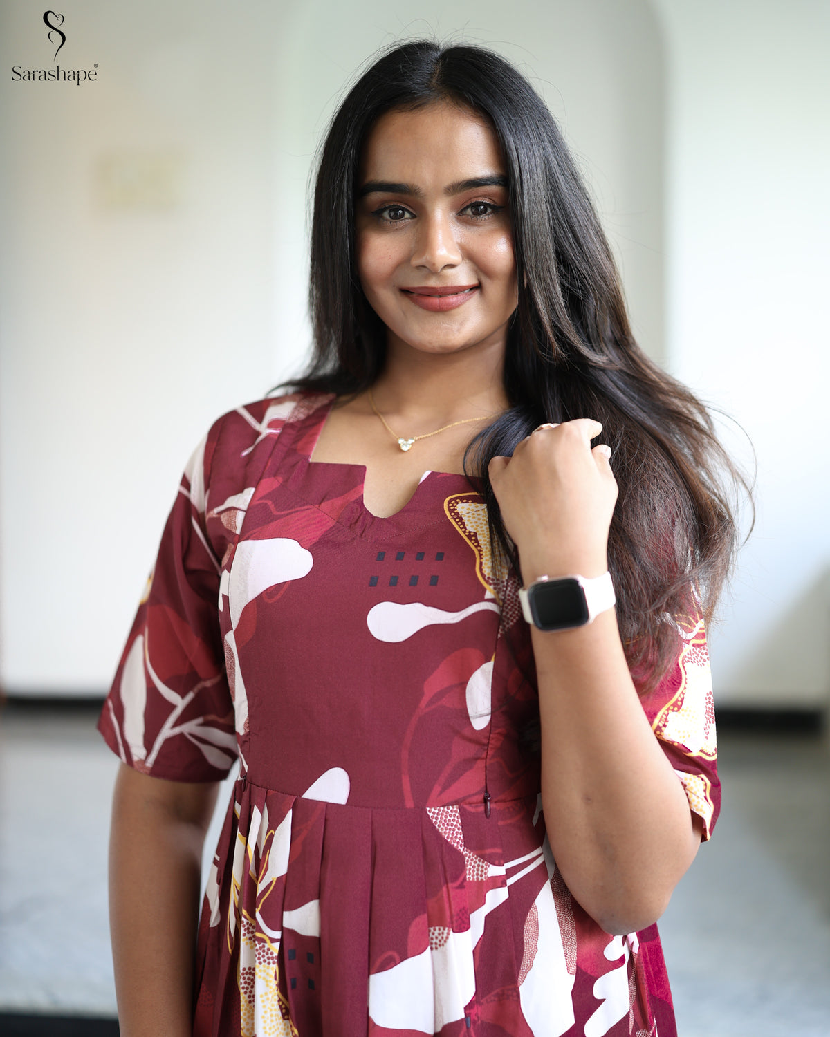 Manimegalai Feeding Soft Cotton Maxi