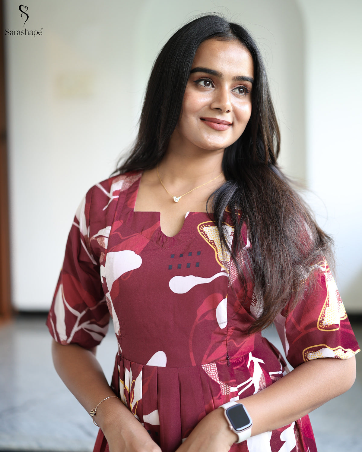 Manimegalai Feeding Soft Cotton Maxi