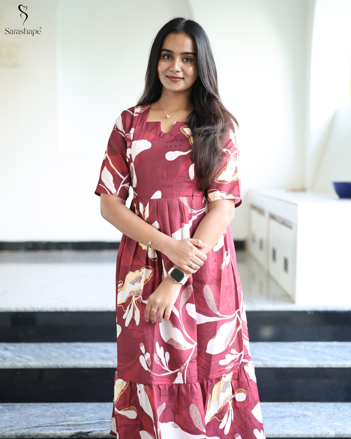 Manimegalai Feeding Soft Cotton Maxi