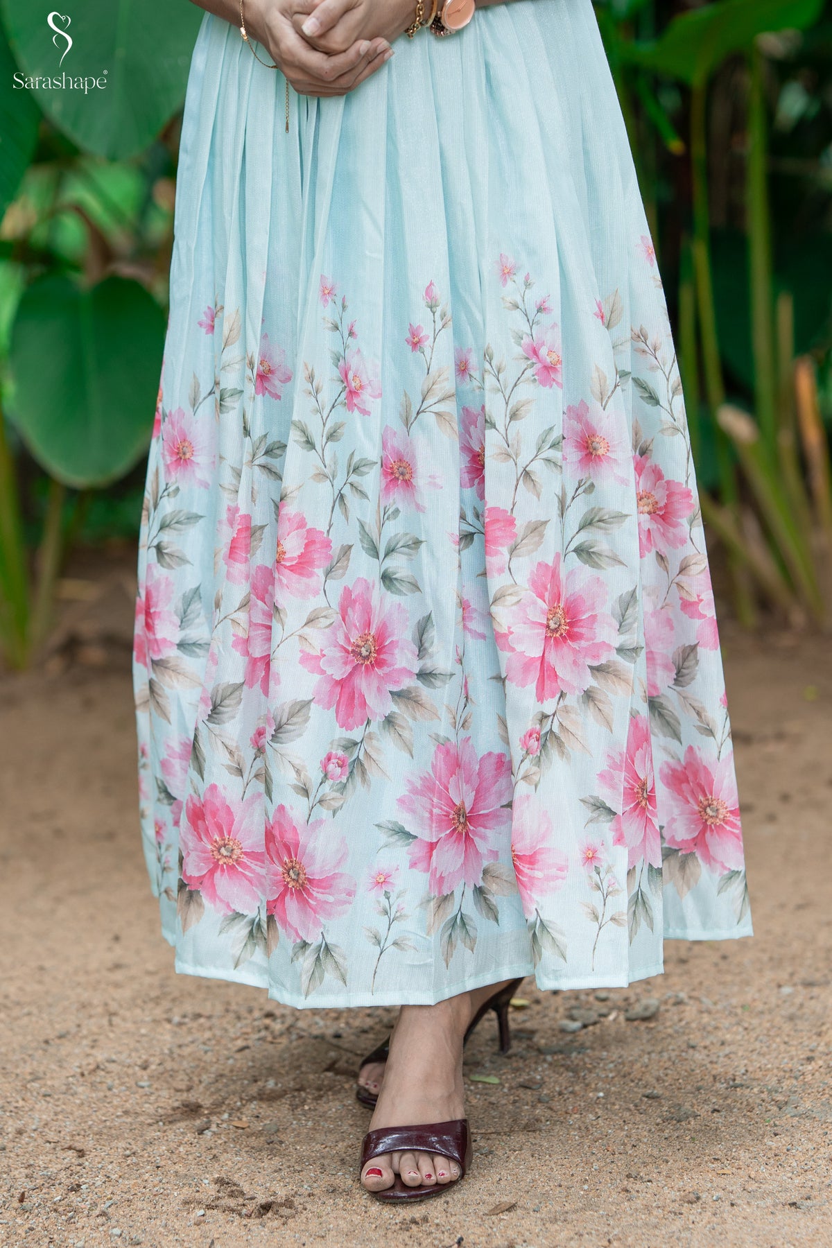 Manonmani Chanderi Silk Festive Feeding Maxi