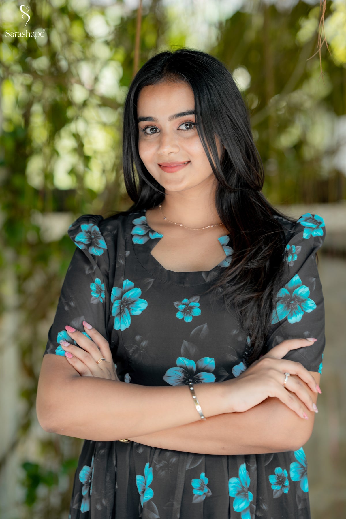 Maheshwari Georgette Feeding Maxi