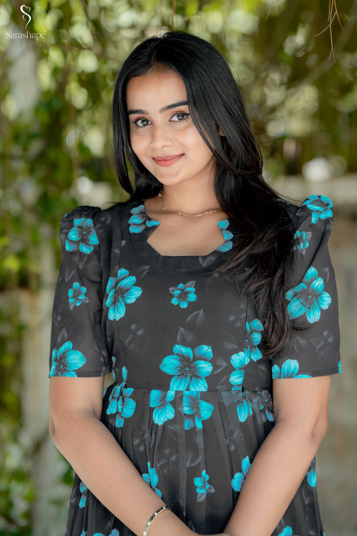 Maheshwari Georgette Feeding Maxi