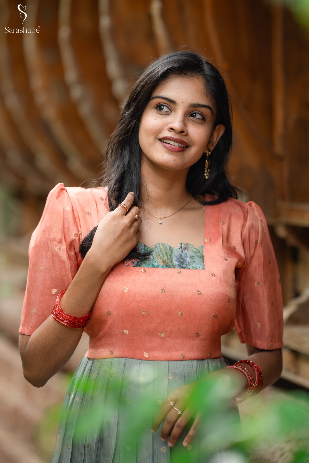 Porkodi Butti Silk Festive Non Feeding Maxi
