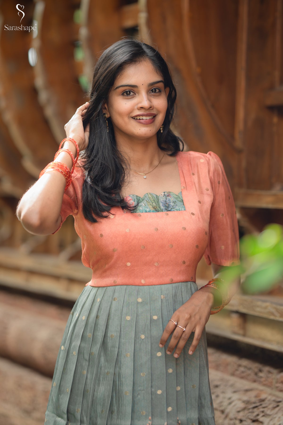 Porkodi Butti Silk Festive Non Feeding Maxi