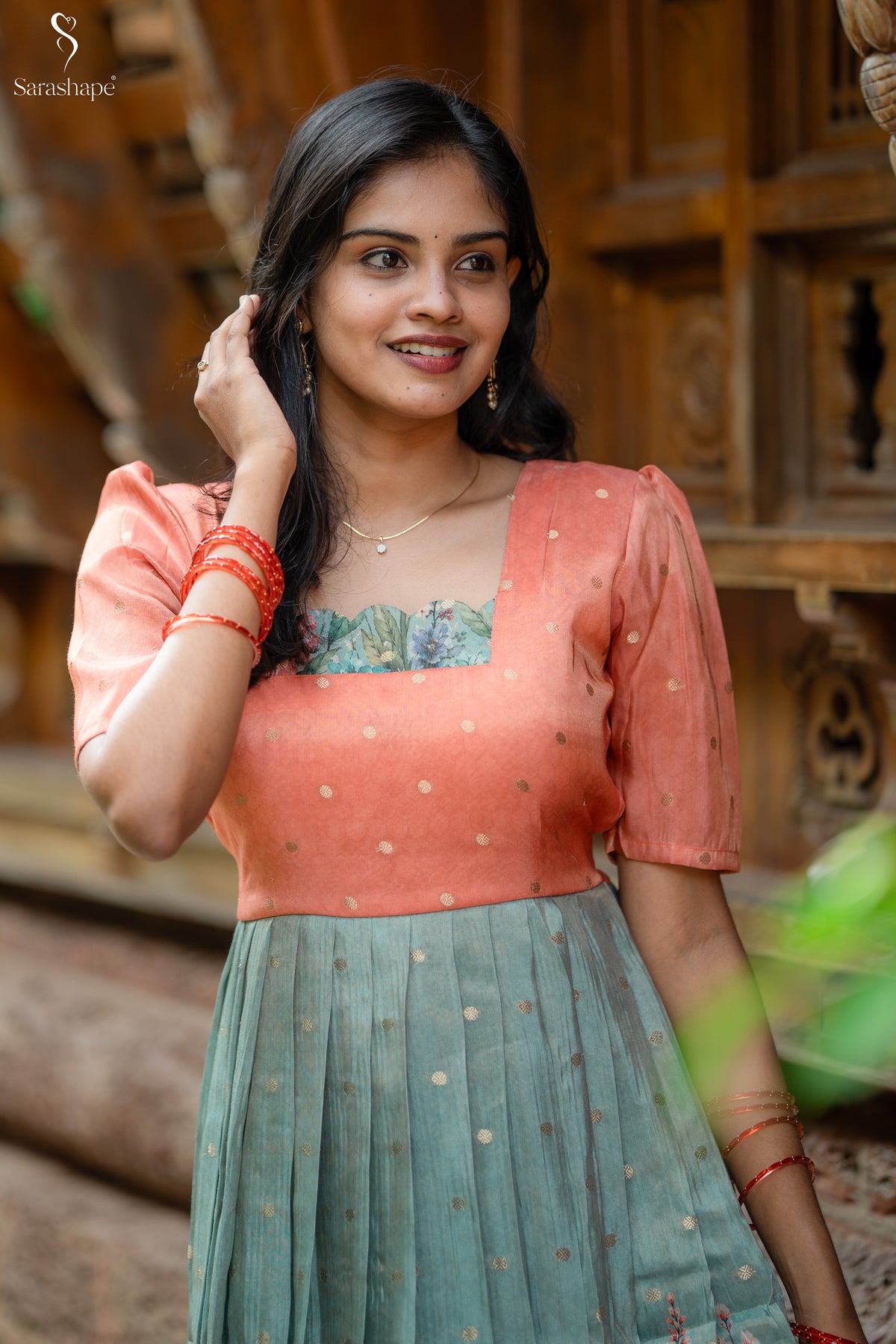 Porkodi Butti Silk Festive Feeding Maxi