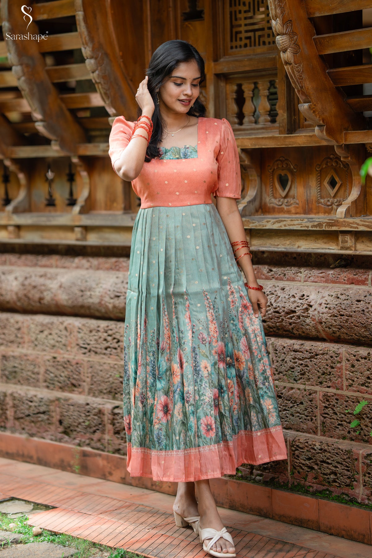 Porkodi Butti Silk Festive Feeding Maxi