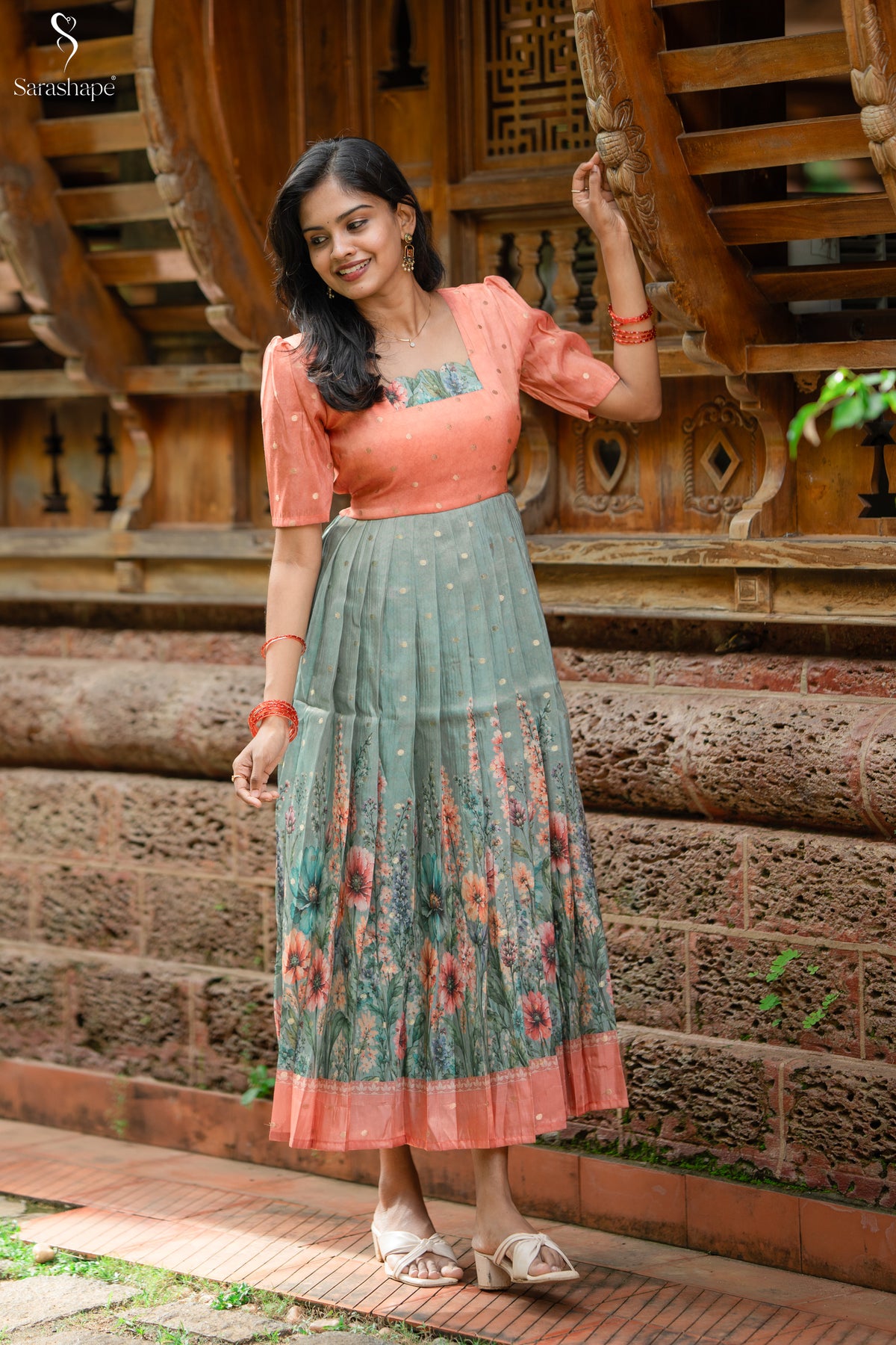 Porkodi Butti Silk Festive Feeding Maxi