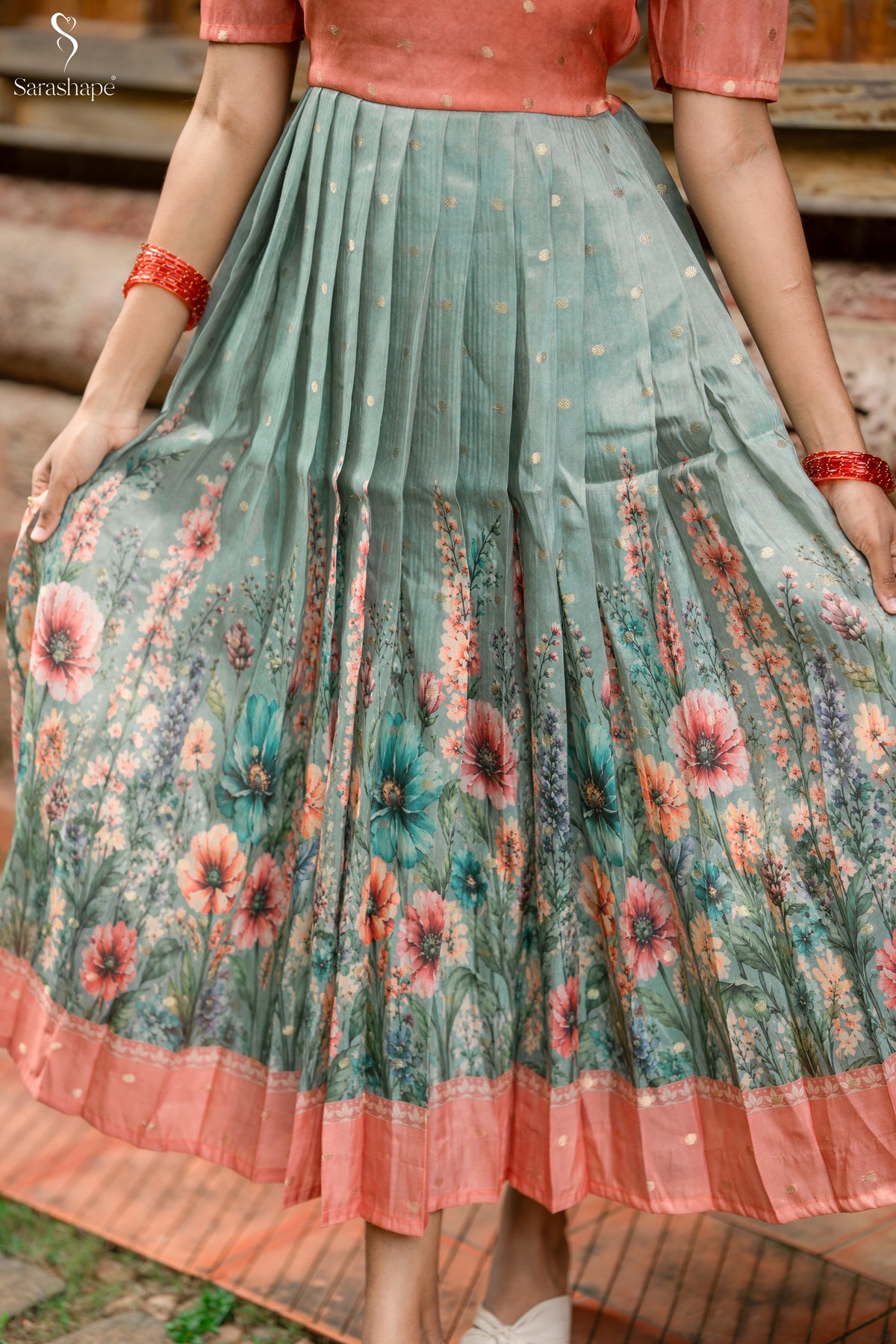 Porkodi Butti Silk Festive Feeding Maxi
