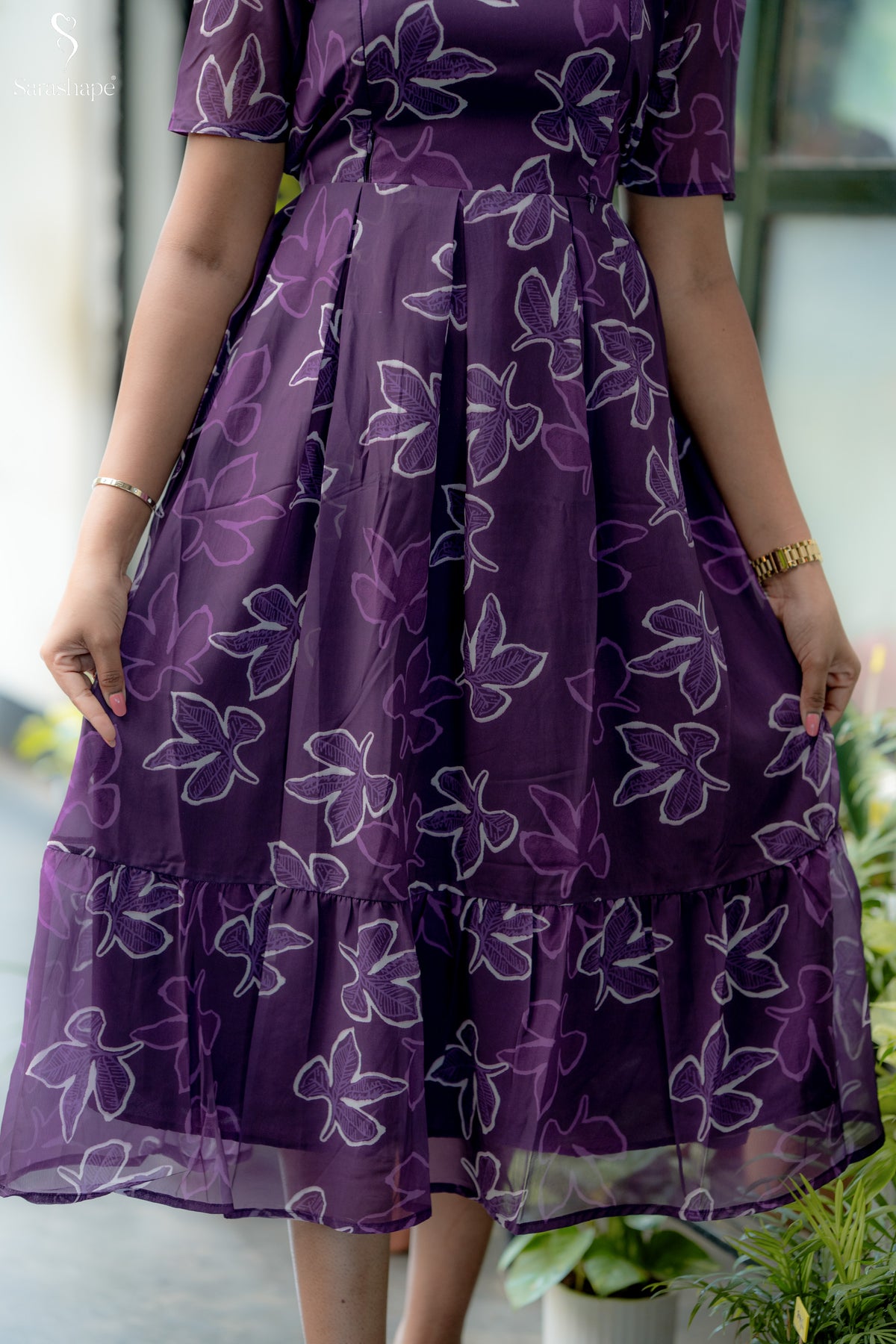 Saahithi Georgette Non Feeding Maxi