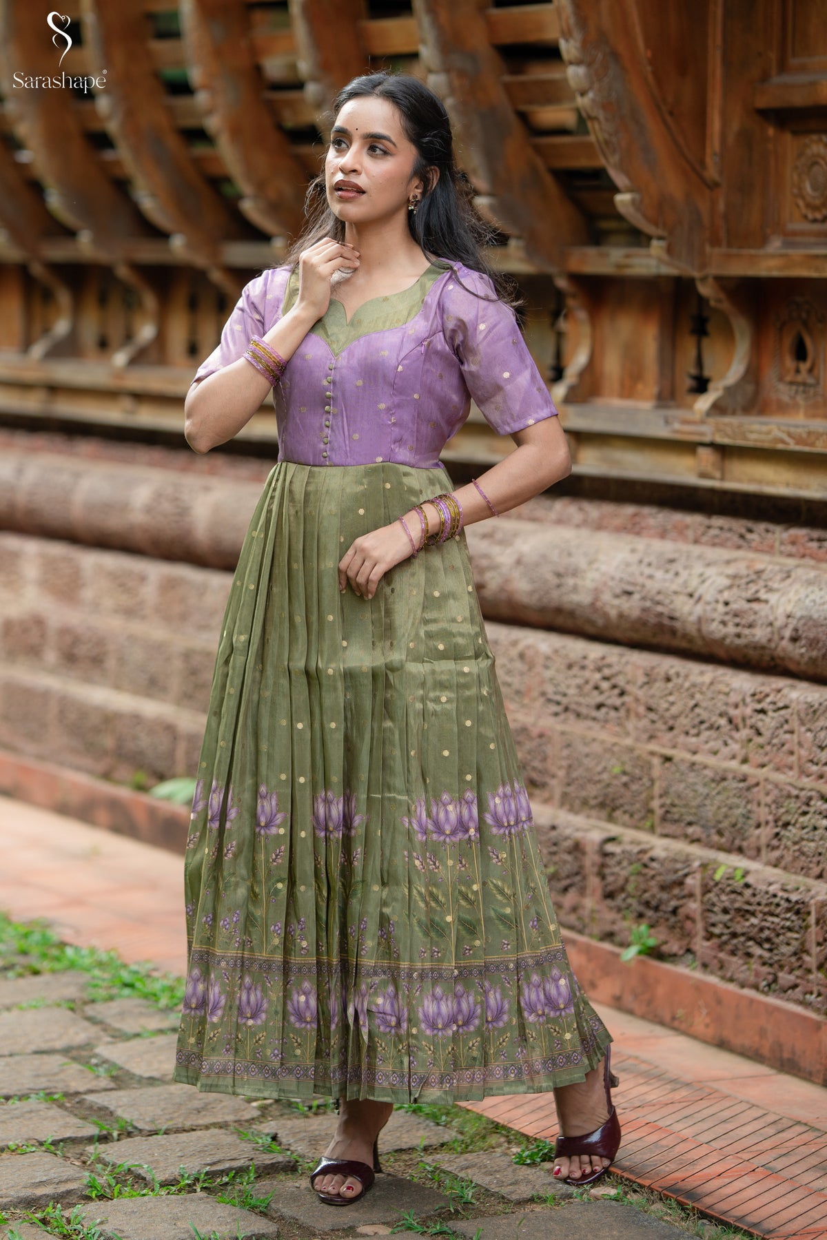 Sabirithika Butti Silk Festive Feeding Maxi