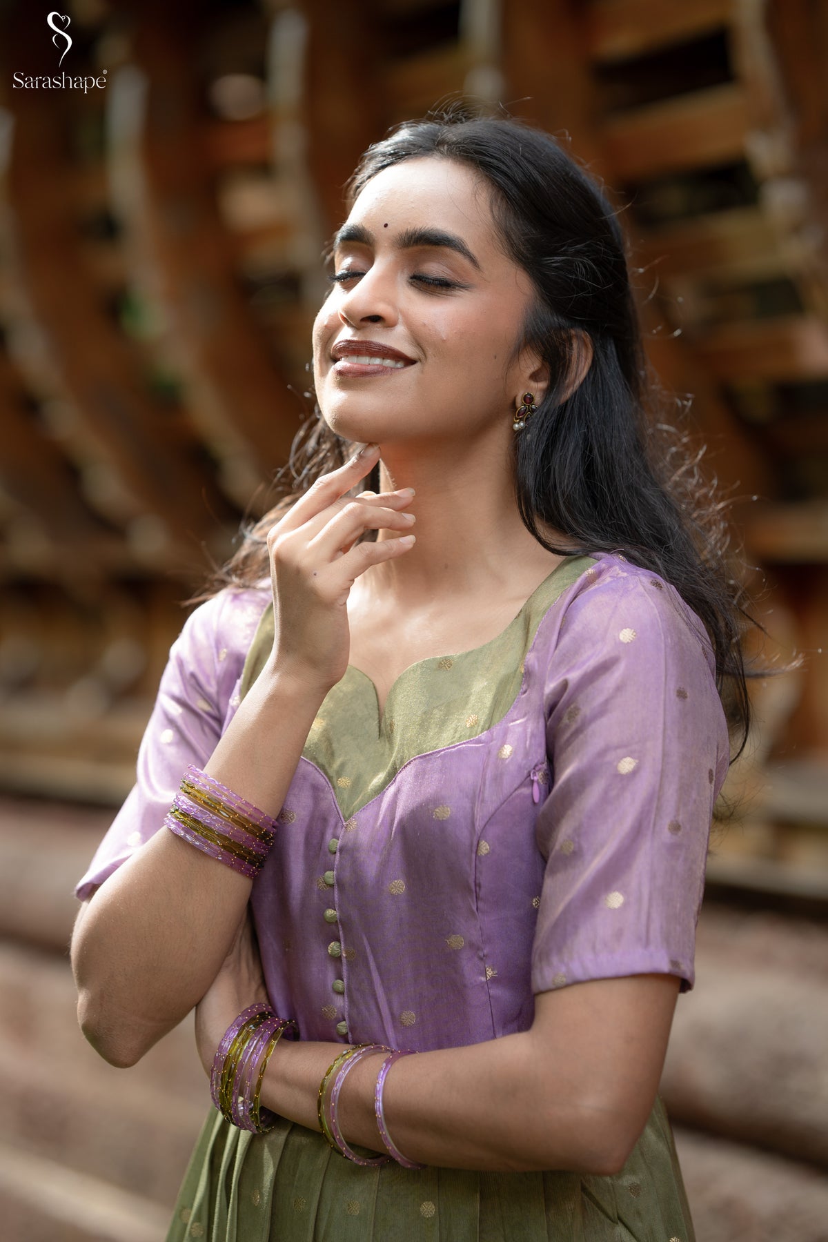 Sabirithika Butti Silk Festive Feeding Maxi