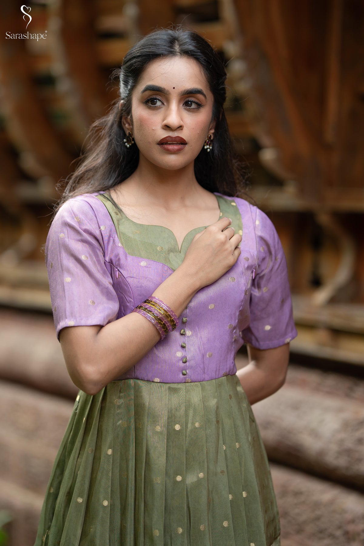 Sabirithika Butti Silk Festive Feeding Maxi
