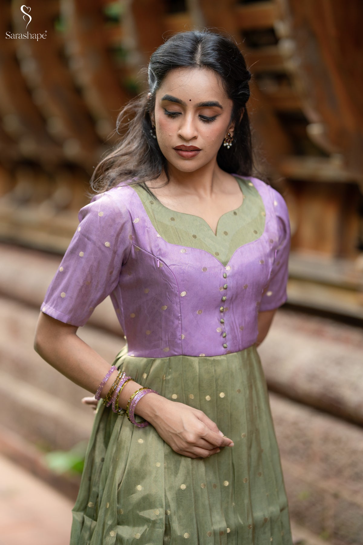Sabirithika Butti Silk Festive Feeding Maxi