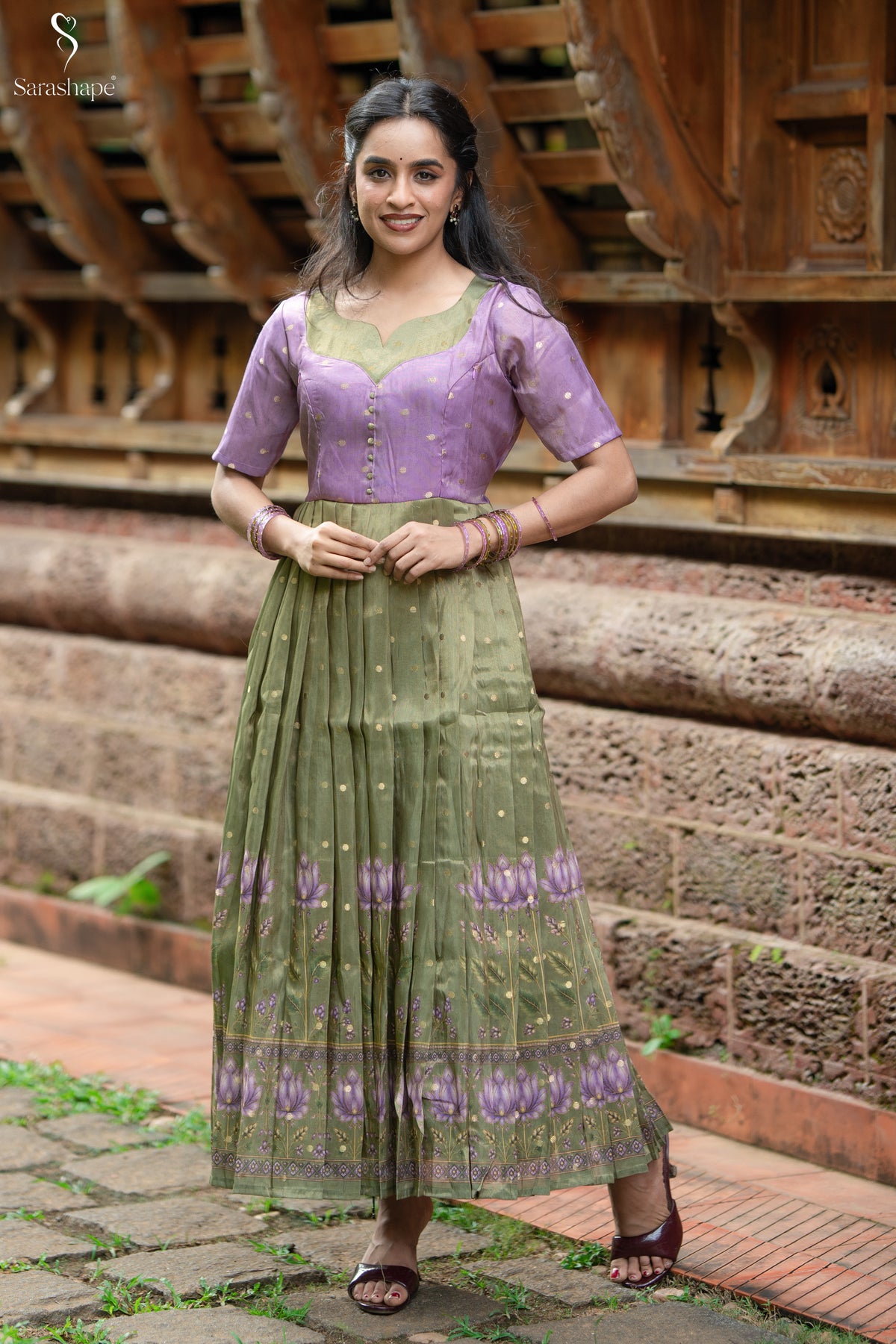 Sabirithika Butti Silk Festive Non Feeding Maxi