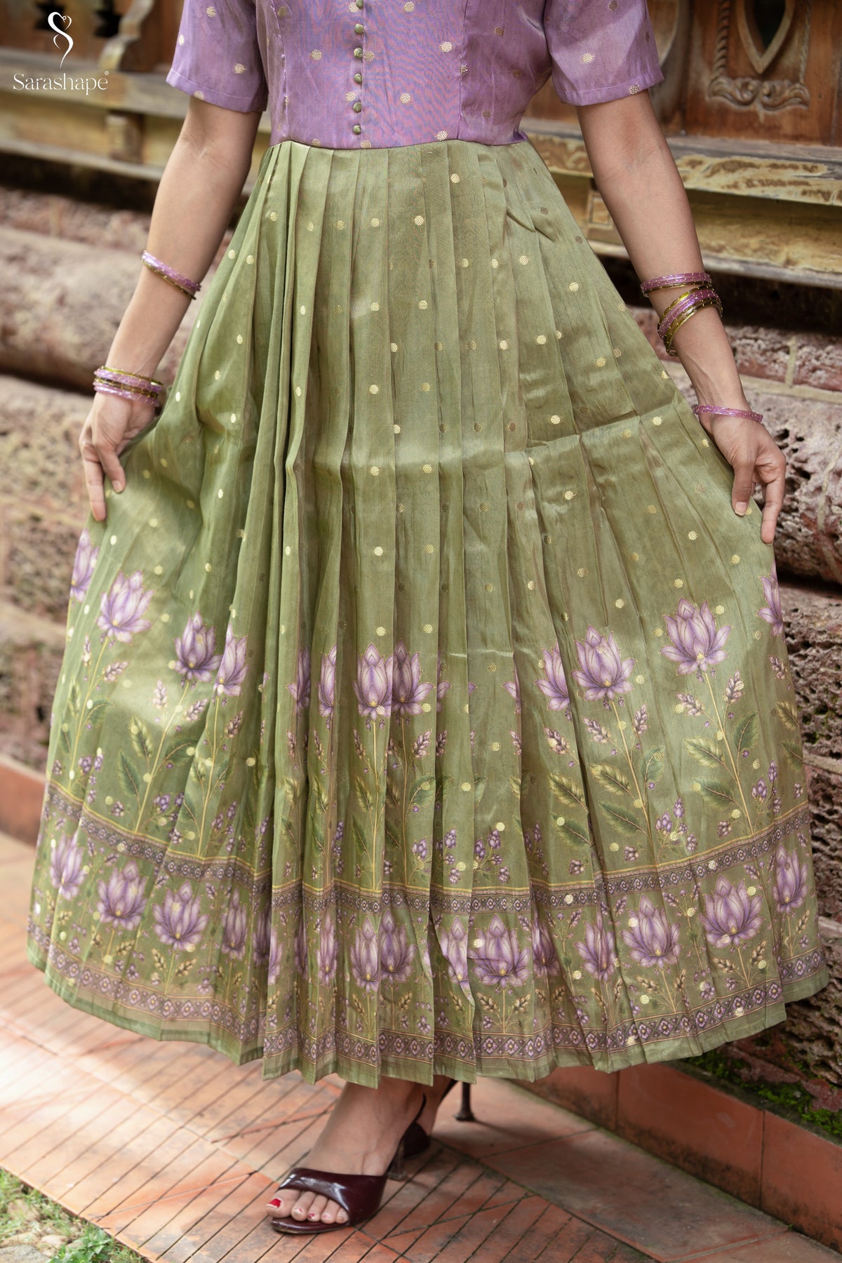 Sabirithika Butti Silk Festive Feeding Maxi
