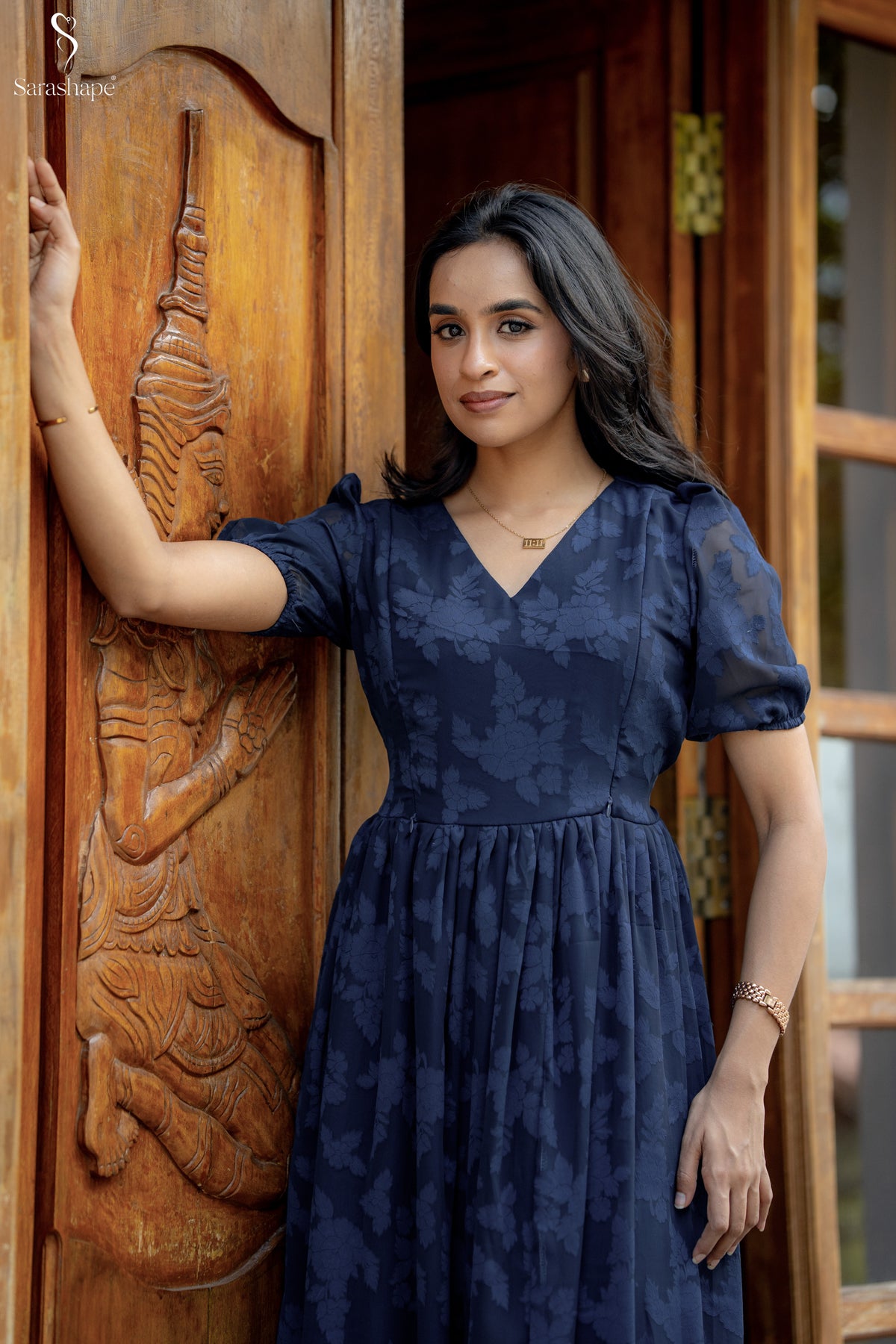 Suhashini Georgette Feeding Maxi