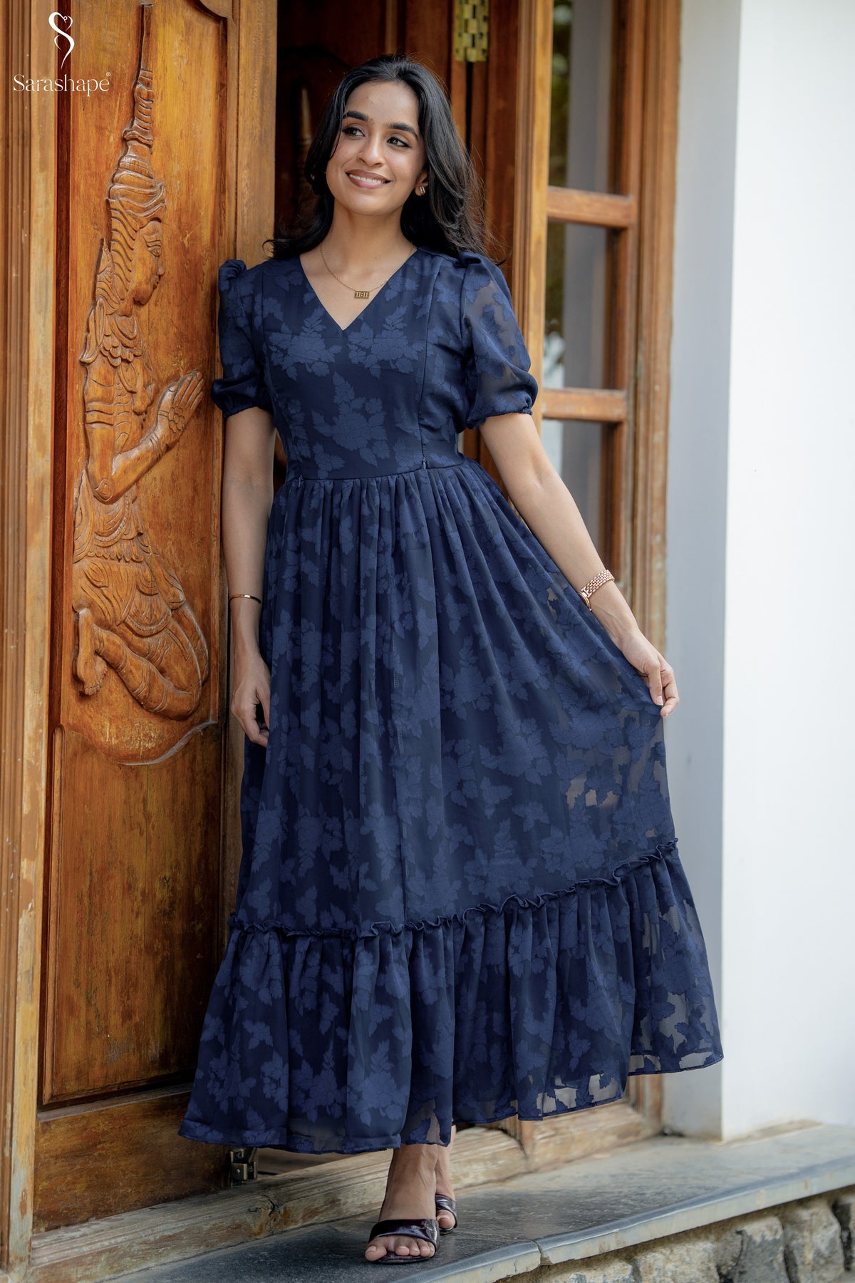Suhashini Georgette Feeding Maxi