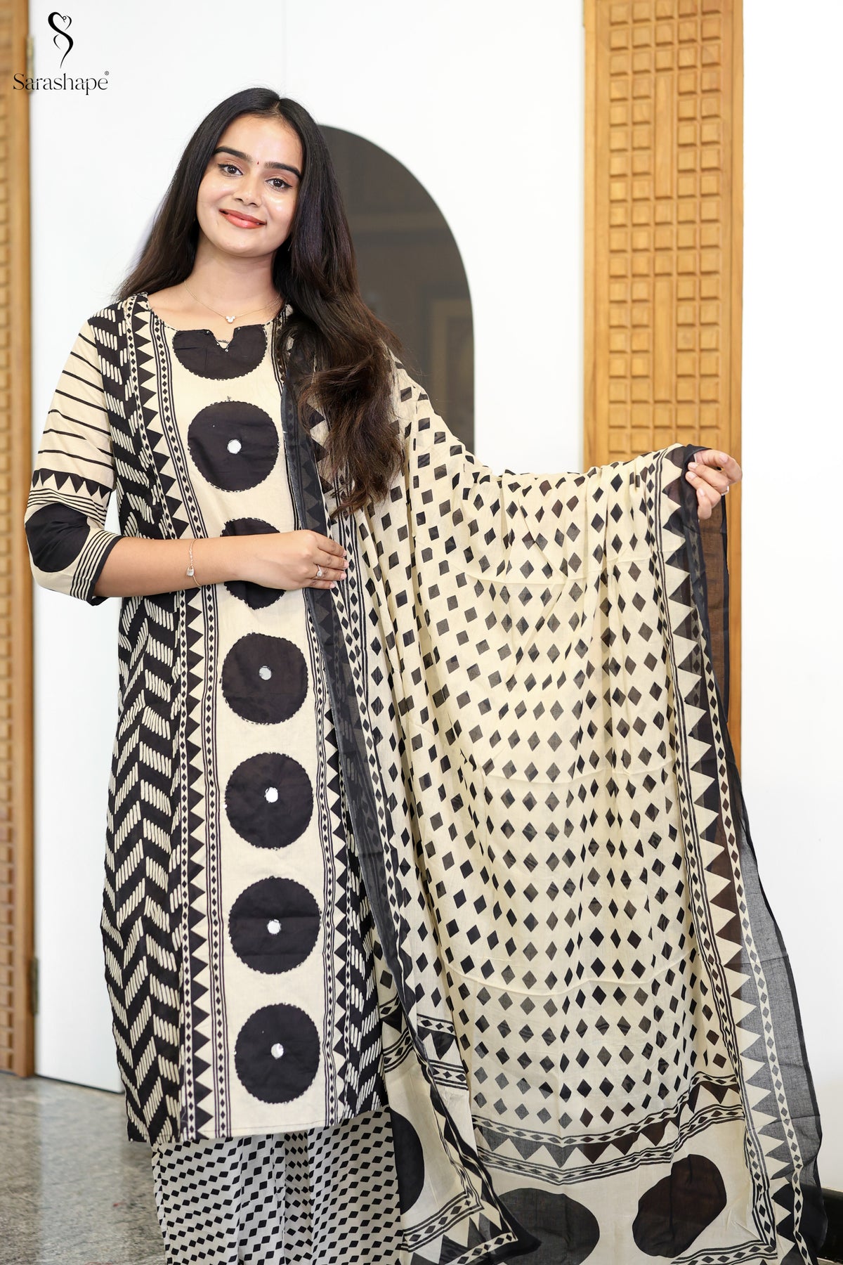 Thigazh Pure Cotton Feeding Salwar Set ( Set of 3)