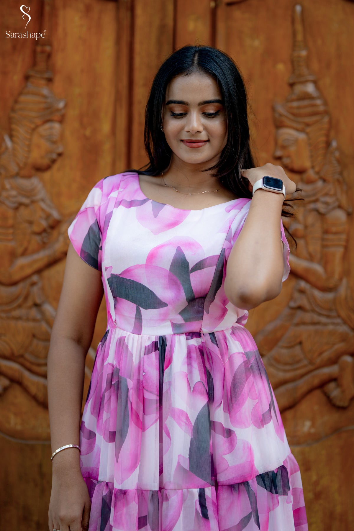 Uthara Georgette Feeding Maxi