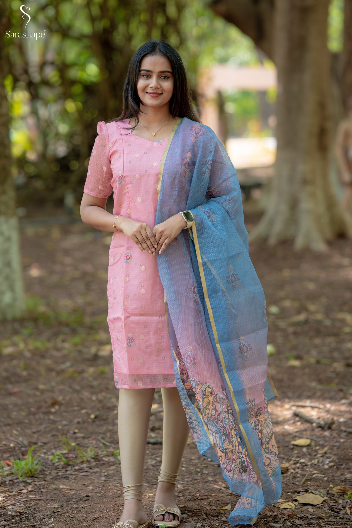 Vaadhini Feeding Kota Cotton Salwar Set