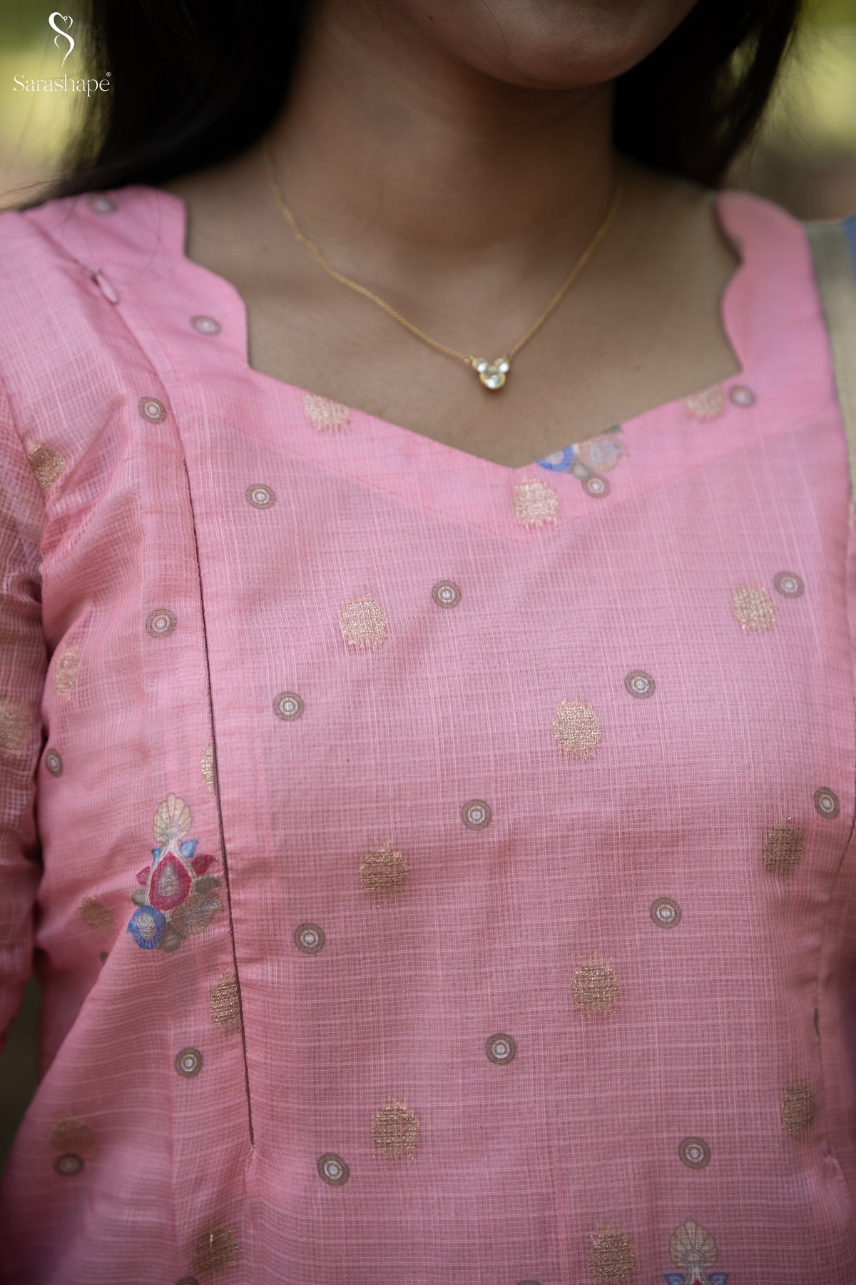 Vaadhini Feeding Kota Cotton Salwar Set