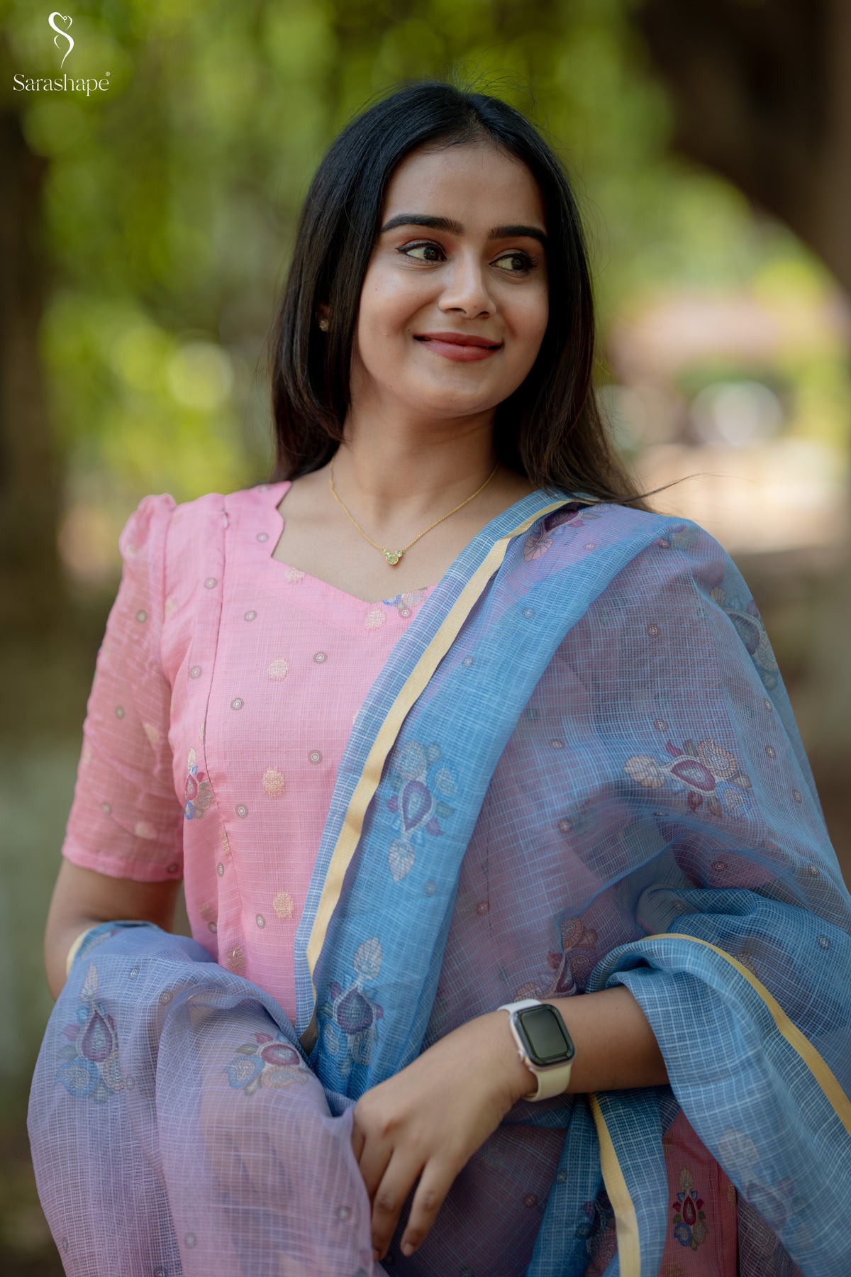 Vaadhini Feeding Kota Cotton Salwar Set