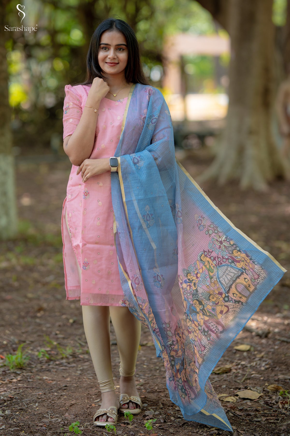 Vaadhini Feeding Kota Cotton Salwar Set