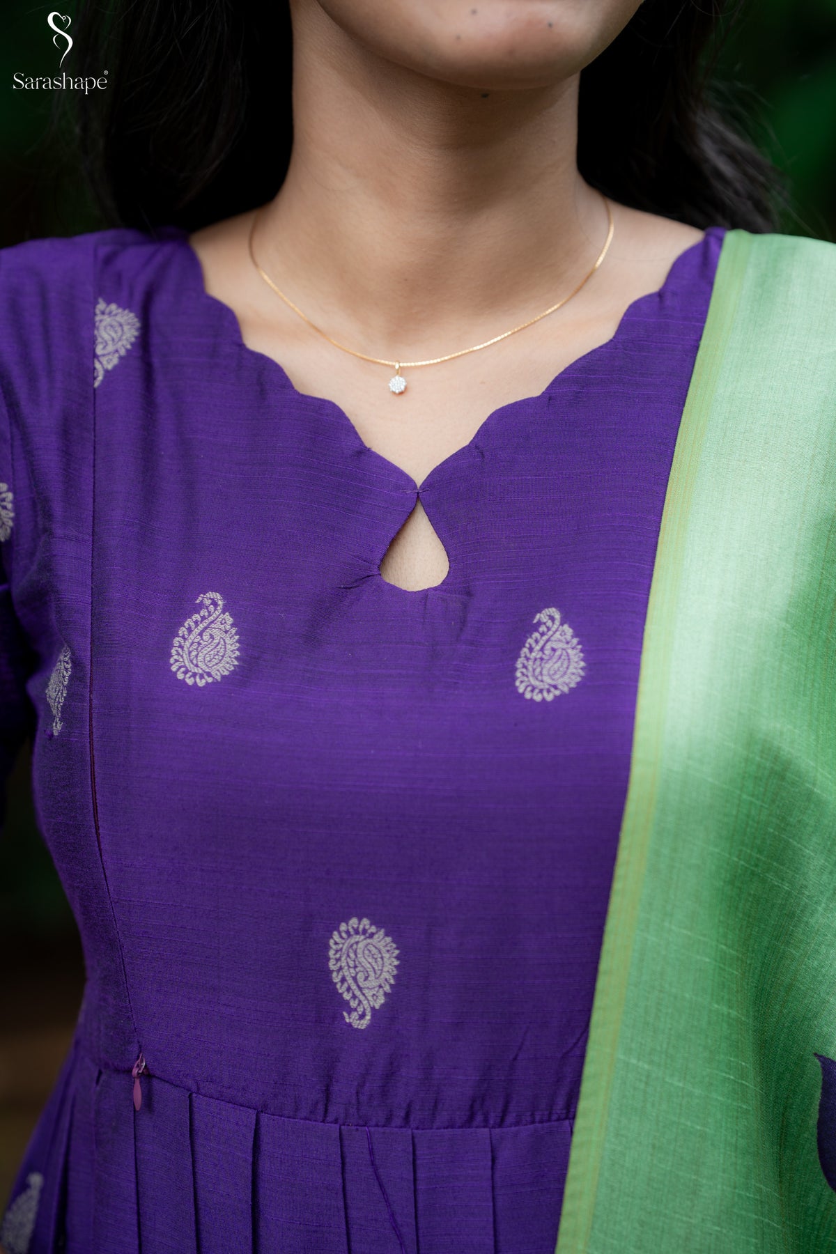 Valli Raw Silk Festive Feeding Maxi