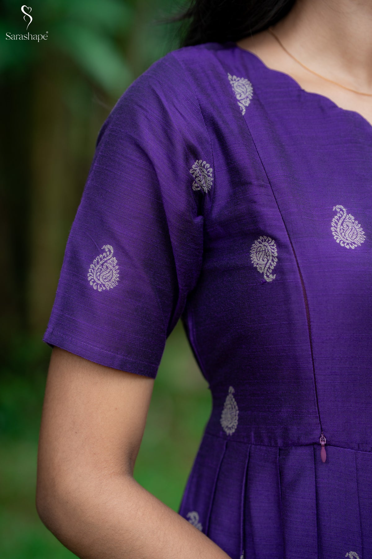 Valli Raw Silk Festive Feeding Maxi